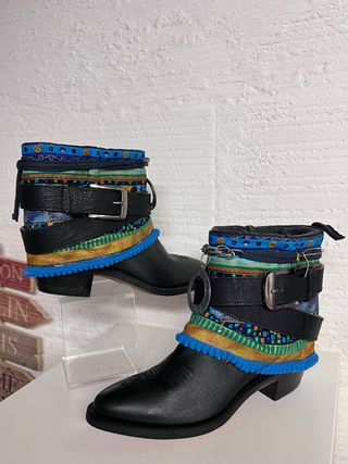 BOTIN CAMPERO BOHO PIEL NUEVO