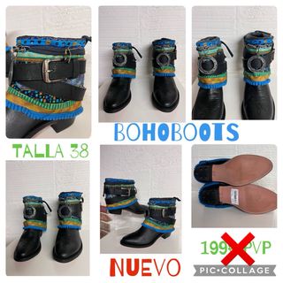 BOTIN CAMPERO BOHO PIEL NUEVO