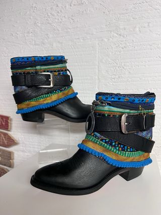 BOTIN CAMPERO BOHO PIEL NUEVO