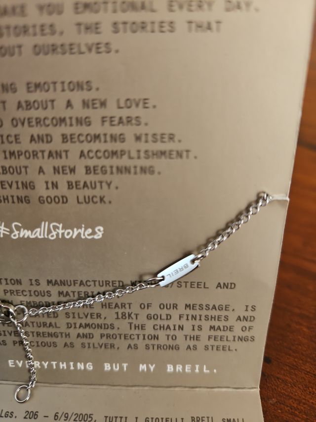 Braccialetto Breil argento 925