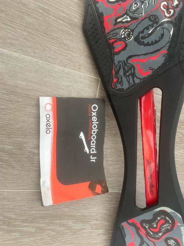 MONOPATIN OXELOBOARD NEGRO /ROJO