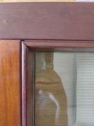 Ventana teca maciza climalit