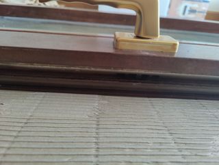 Ventana teca maciza climalit