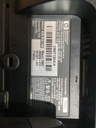 Monitor ordenador Hp con conector vga