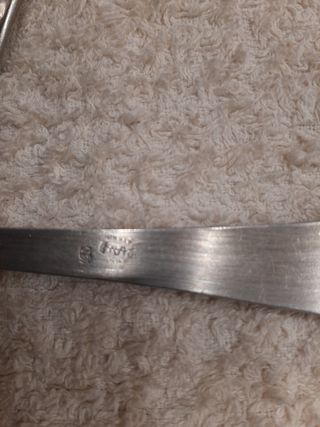 Cubiertos  bañados en plata ntiguos 