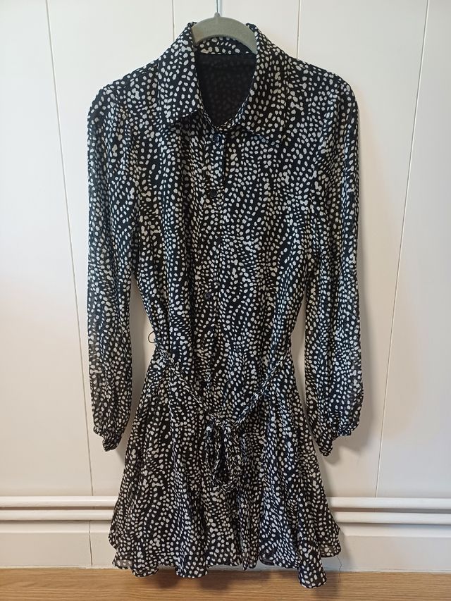 Vestido estampado animal