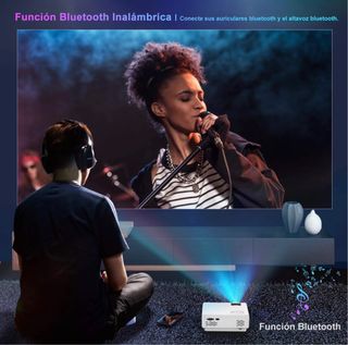 Mini Proyector Portátil WiFi Bluetooth