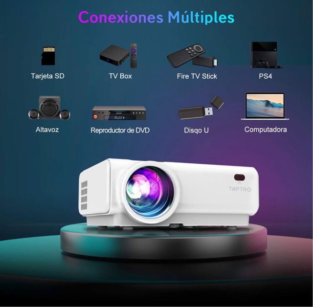 Mini Proyector Portátil WiFi Bluetooth