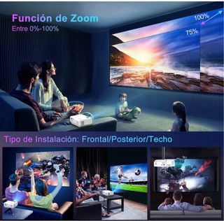Mini Proyector Portátil WiFi Bluetooth