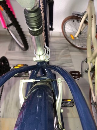 Bicicleta azul talla M de paseo