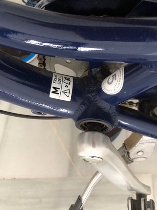 Bicicleta azul talla M de paseo