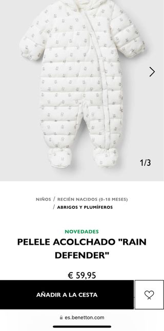 Buzo acolchado Benetton