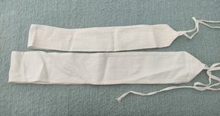 Conjunto de ombligueras antiguas algodón