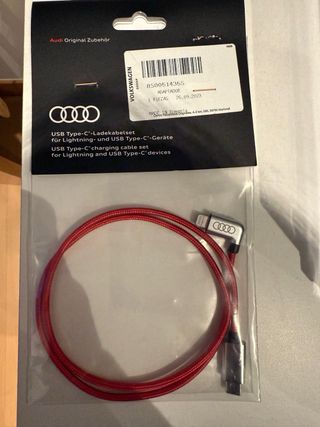 Cable original audi USB type -C lightning