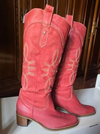 Botas altas cowboy mujer