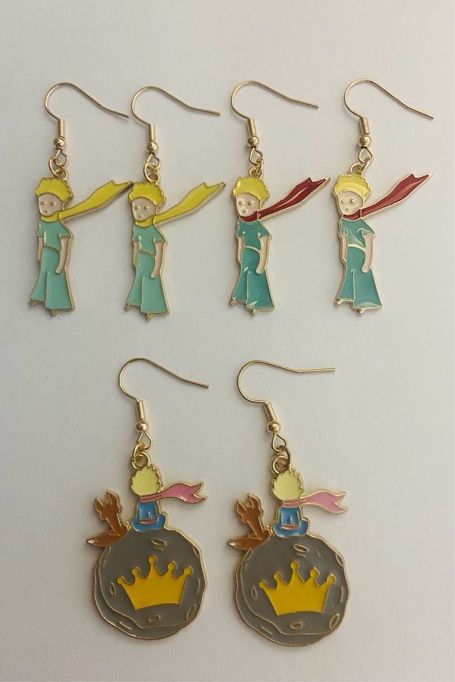Pack Pendientes El Principito Saint-Exupéry