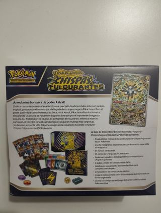 Cartas Pokémon ETB Chispas Fulgurantes 