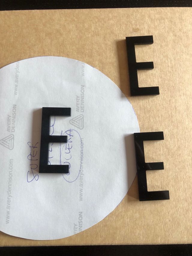 3 Letras E España. Para Vespa Lambretta o Clasica