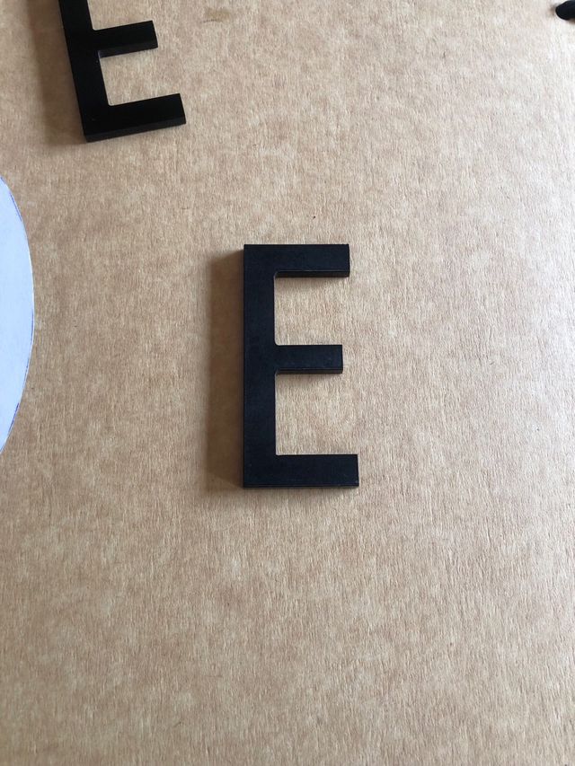 3 Letras E España. Para Vespa Lambretta o Clasica