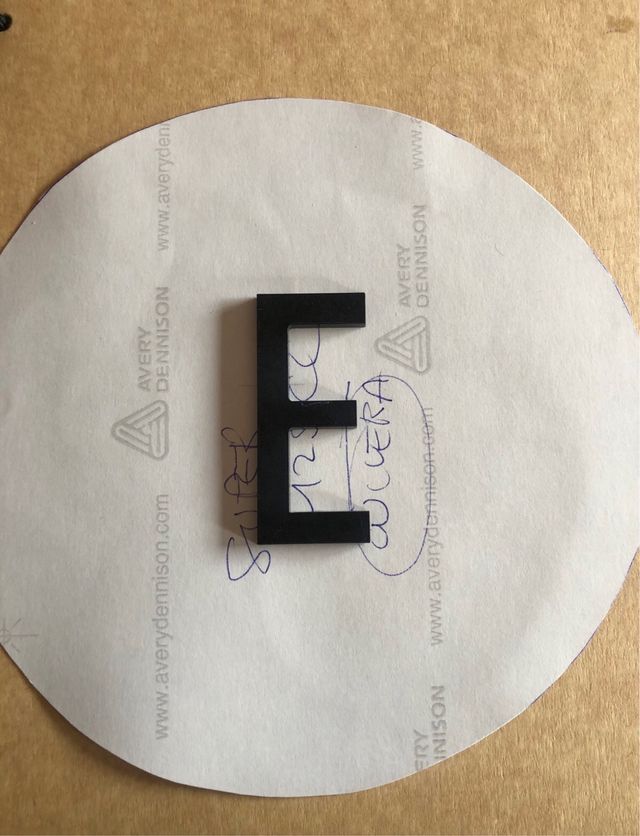 3 Letras E España. Para Vespa Lambretta o Clasica