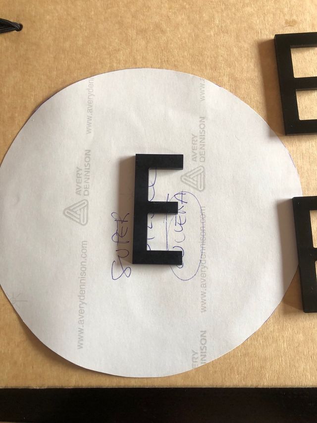 3 Letras E España. Para Vespa Lambretta o Clasica