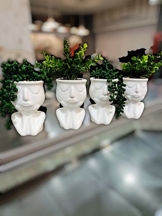 Mini macetas figuras