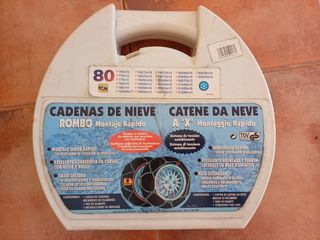 Cadenas metalicas de nieve para coche