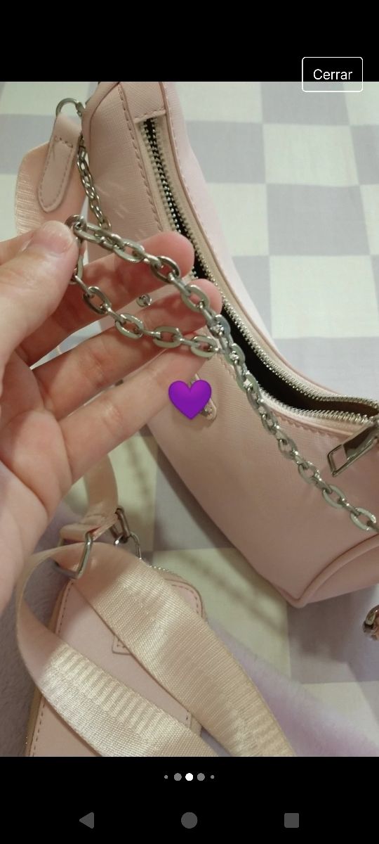 Bolso Bandolera Rosa