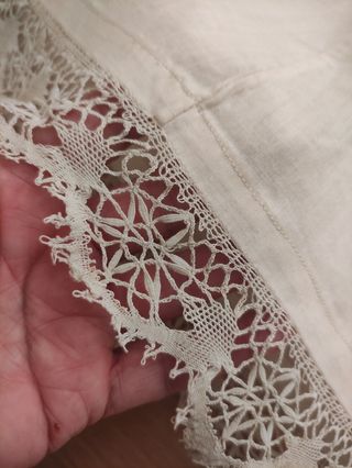 Combinación antigua de lino de algodón