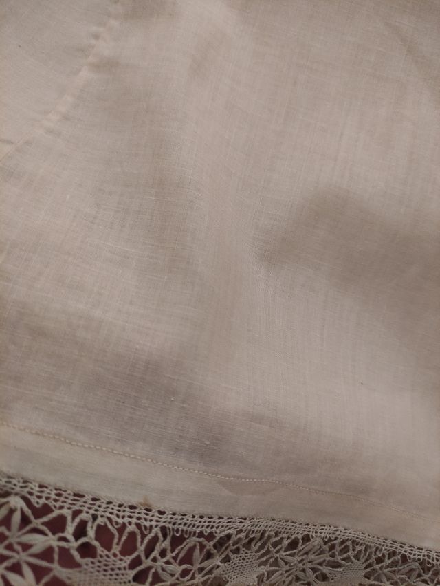 Combinación antigua de lino de algodón 