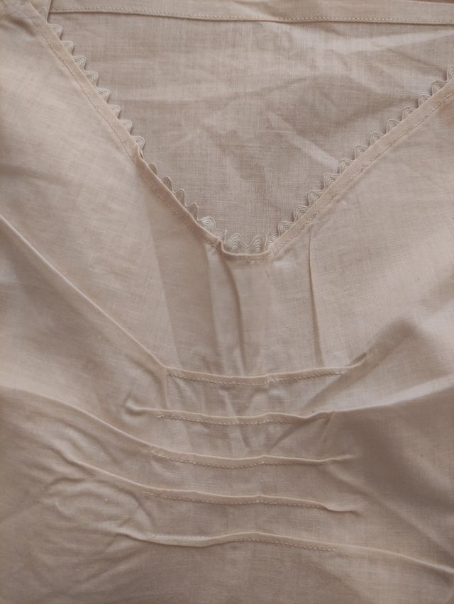 Combinación antigua de lino de algodón 