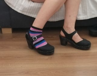 Zuecos de piel 