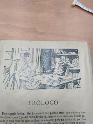 Libro antiguo Quijote Edit.Calleja