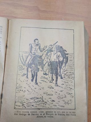 Libro antiguo Quijote Edit.Calleja