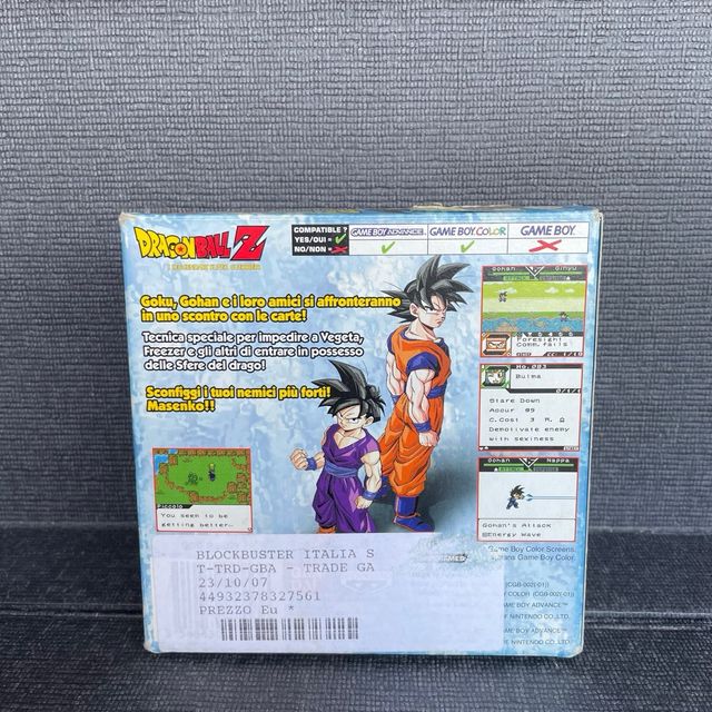 Dragon Ball Z Gameboy color legendary warriors