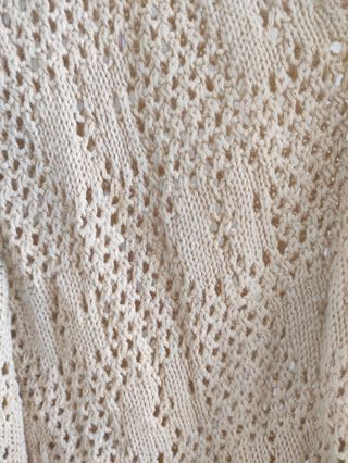 Chaqueta algodón calada