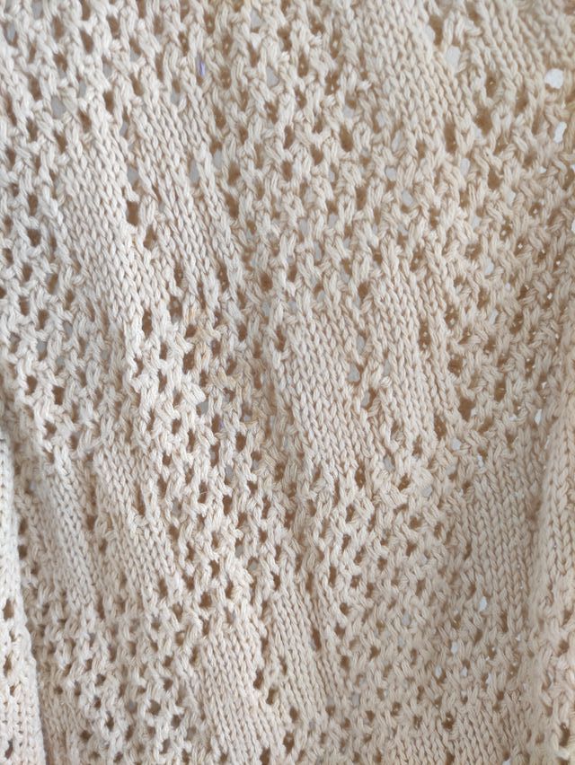 Chaqueta algodón calada