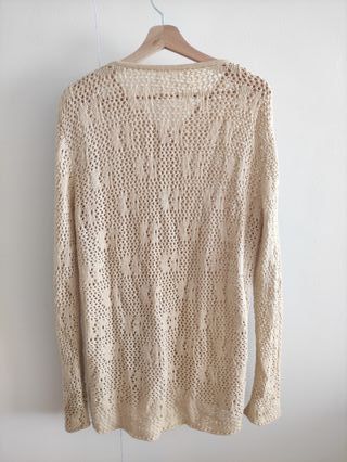 Chaqueta algodón calada