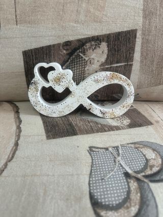 Infinito da appendere con glitter. Idea regalo