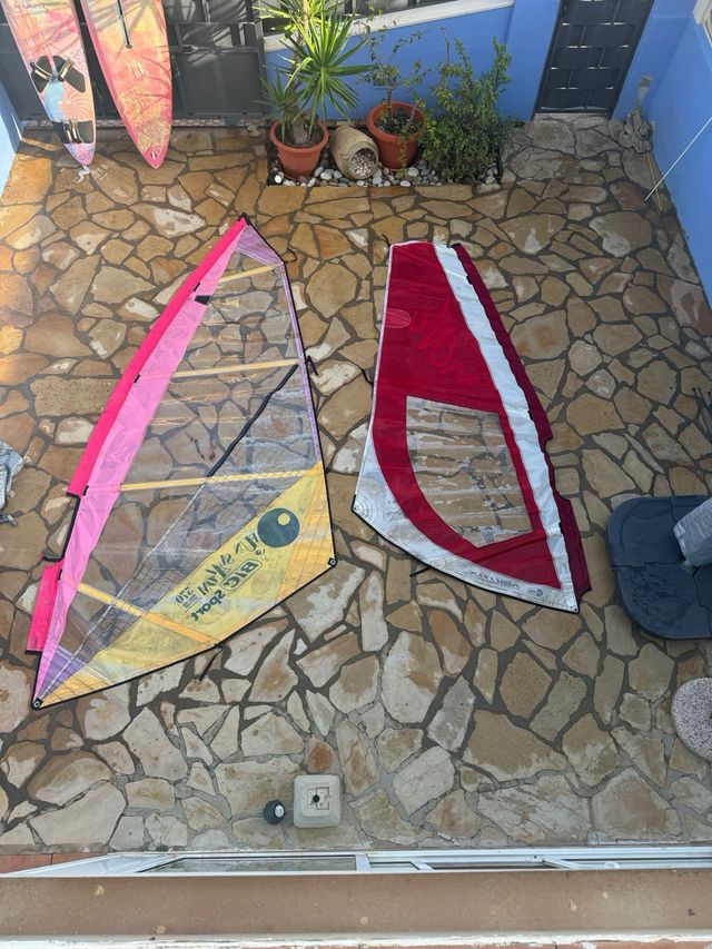 Dos tablas en padel surf