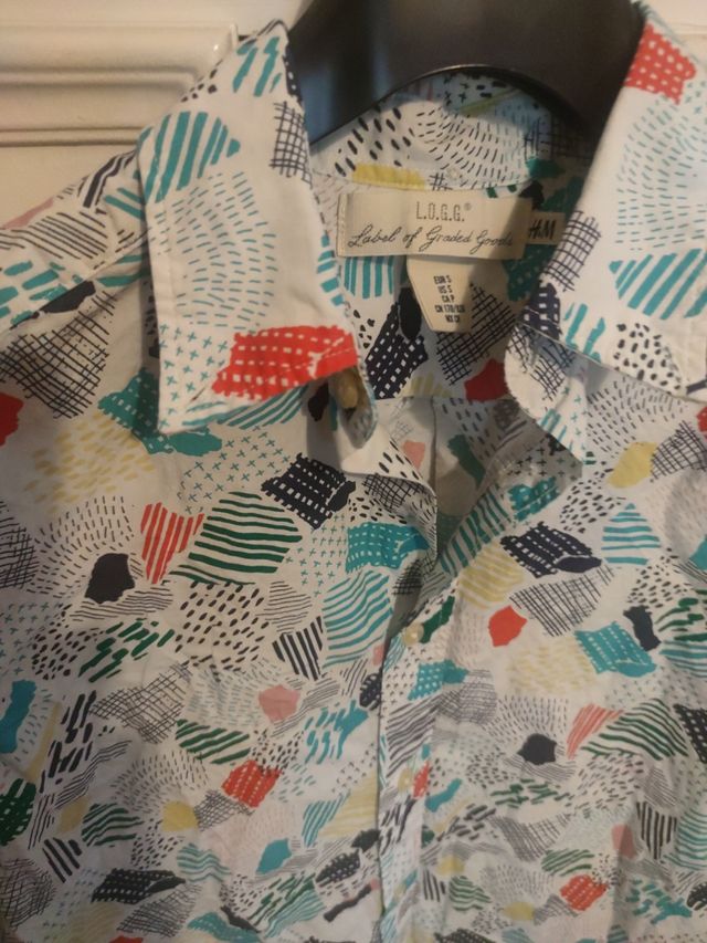 Camicia fantasia h&m uomo