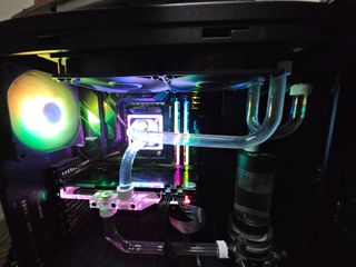PC 5800X+3080 con bloque de EKWB