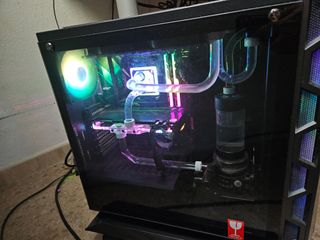 PC 5800X+3080 con bloque de EKWB