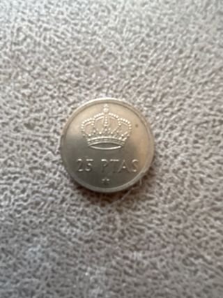 2 monedas de 25 pts