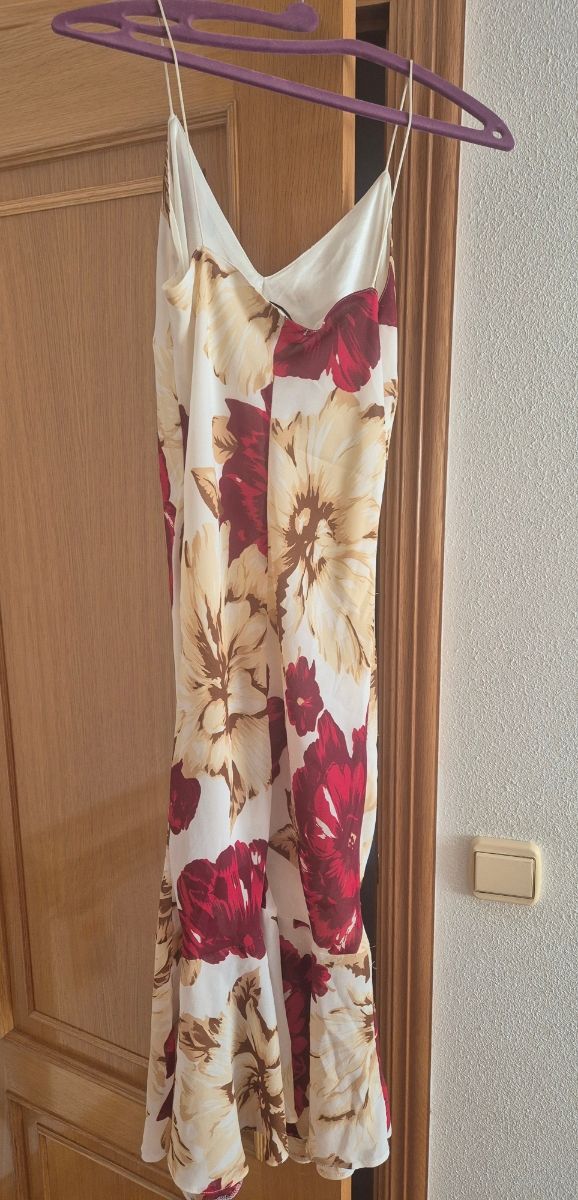 Vestido de tirantes estampado