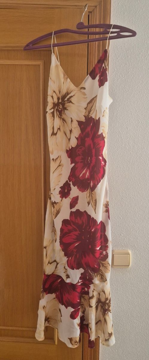 Vestido de tirantes estampado