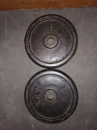 30MM 28MM 2 DISCOS DE 5KG DE 30MM