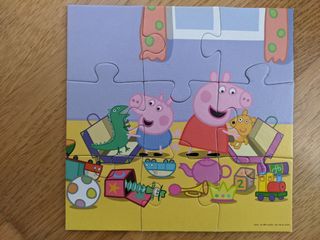 4 puzzles progresivos Peppa Pig de Educa