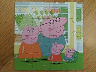 4 puzzles progresivos Peppa Pig de Educa