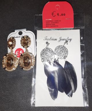 Pendientes de mujer (2x1)